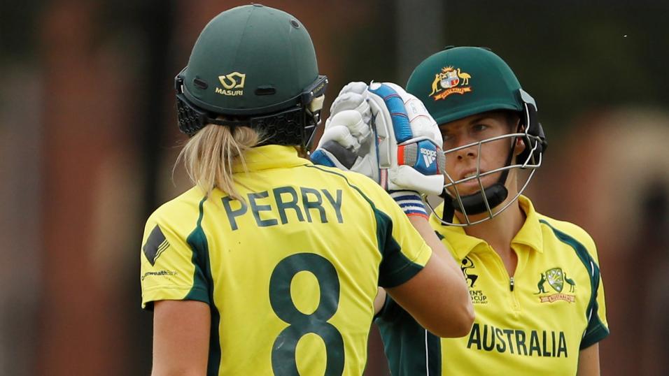 Australia cricketers Elyse Perry and Elyse Villani 